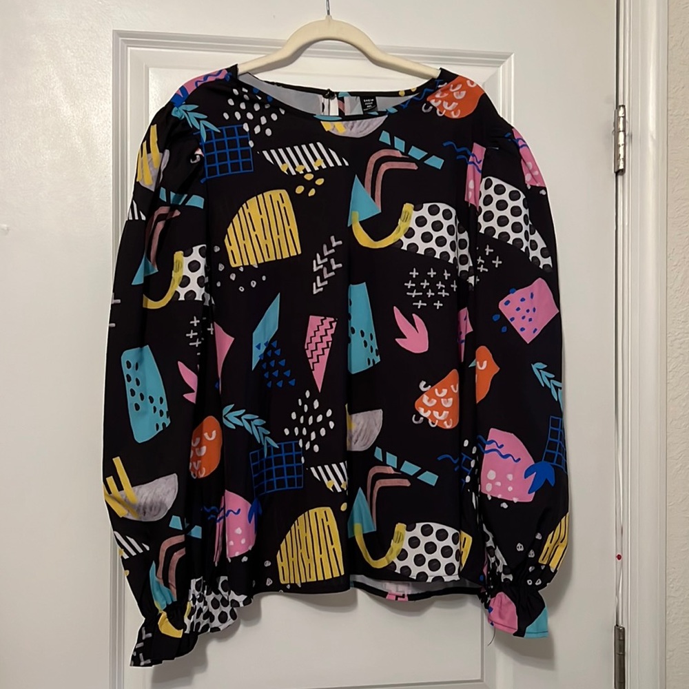 SHEIN Abstract Print 👚